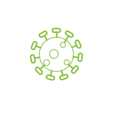 Corona virüsü covid 19 ilgili simge tasarımı