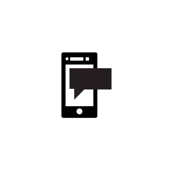 Text Massage Mobile Phone Note Book Mobile Icon Design Icon — Stock Vector