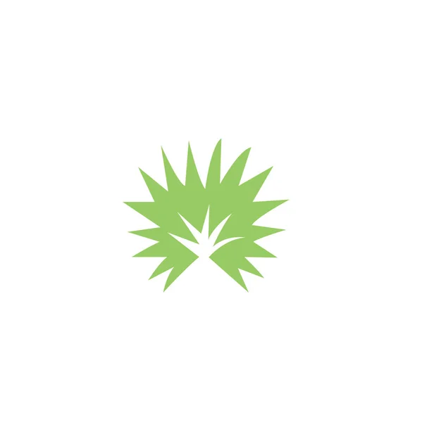 Leaf Icon Design Green Fresh Unique Design — Stock Vector