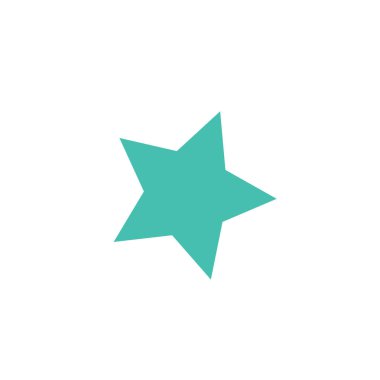 Elmas yıldız simgesi tasarımı çok modern