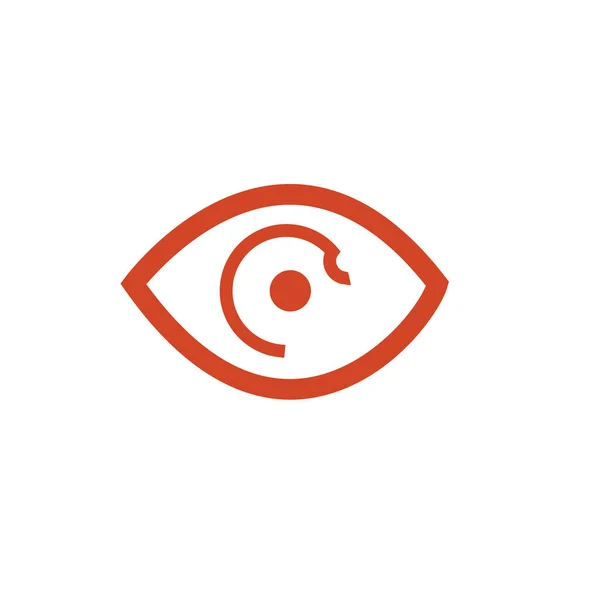 Eye Icon Design Molto Moderno — Vettoriale Stock