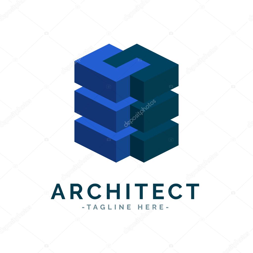Abstract Real Estate Building Construction logo sign vector template design