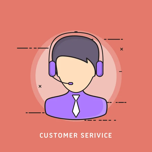 Klient usługi kreatywne hopsztosy płaski koncepcja ikony dla internetowych i mobilnych usług i aplikacji — Wektor stockowy