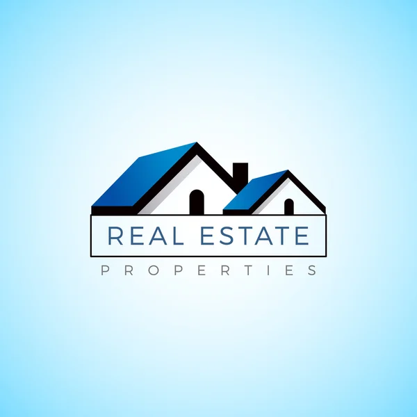 Real Estate Property Logo template. Vector Logo for Residential, Housing, construction, realty Properties. — Stock Vector