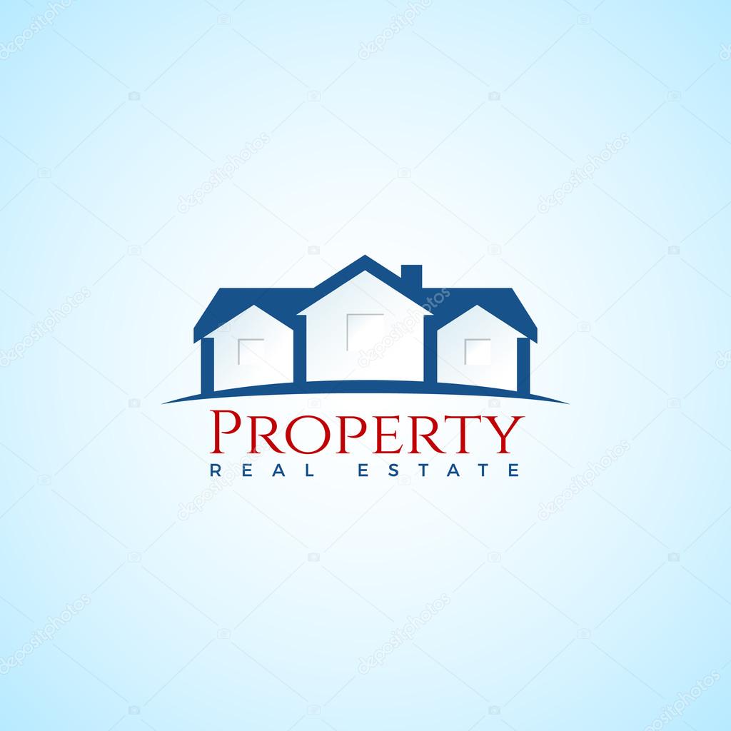 Real Estate Property Logo template. Vector Logo for Residential, Housing, construction, realty Properties.