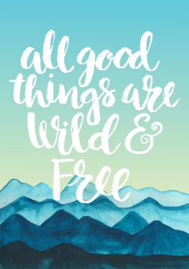 El yazısı motivasyon posteri 