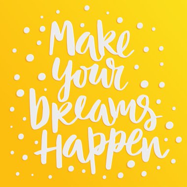 El yazısı motivasyon posteri 