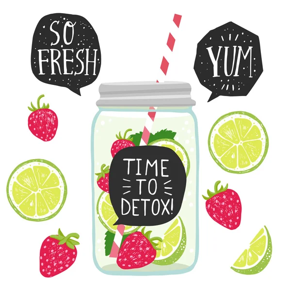 detox water in jar