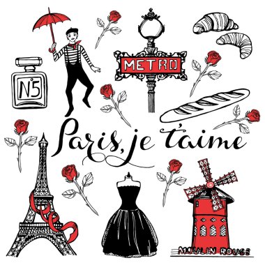 Romantik Paris seti
