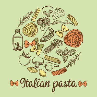 İtalyan pasta malzemeleri