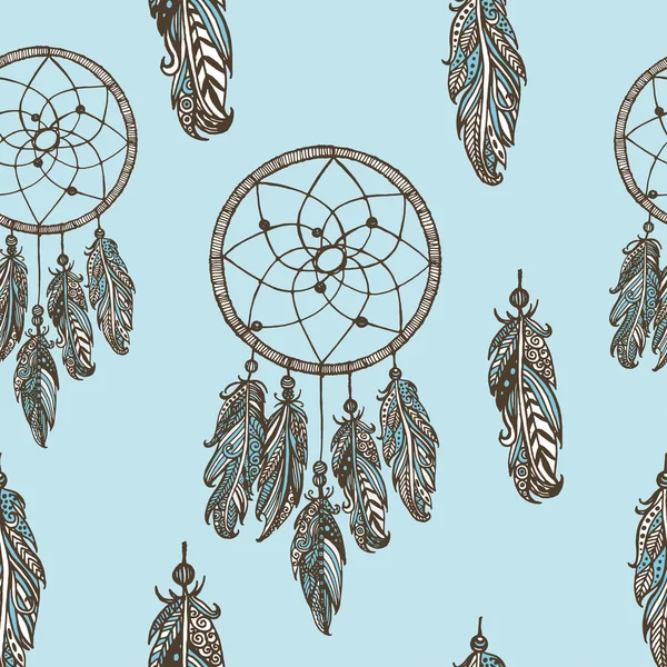 Indian dream catchers — Stock Vector