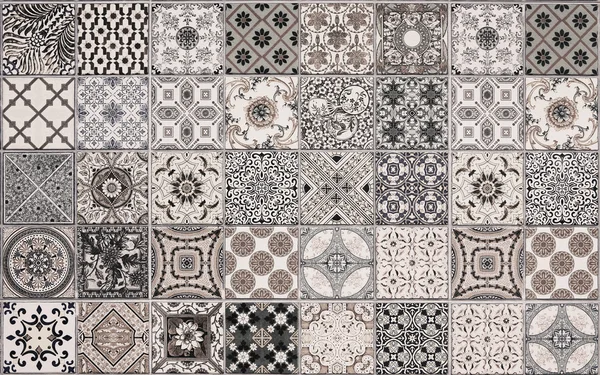 Ceramic tiles patterns from Portugal. — Stock Photo, Image