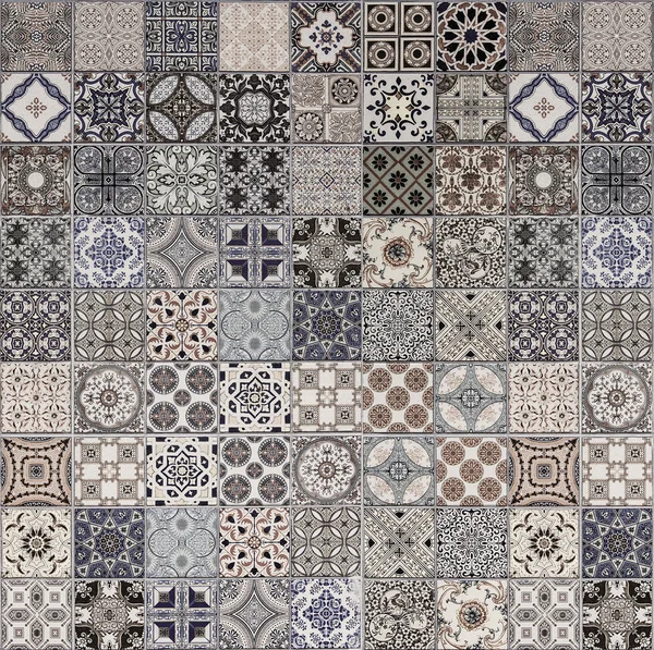 Ceramic tiles patterns from Portugal. — Stock Photo, Image