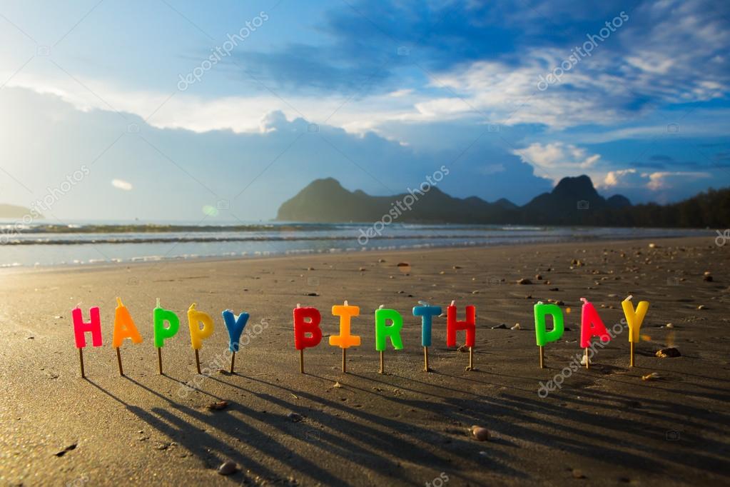 verjaardag op het strand verjaardag op het strand