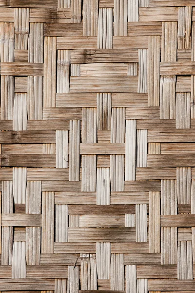 Native Thai style bamboo wall. Bamboo pattern basketry handmade — Stock Photo, Image