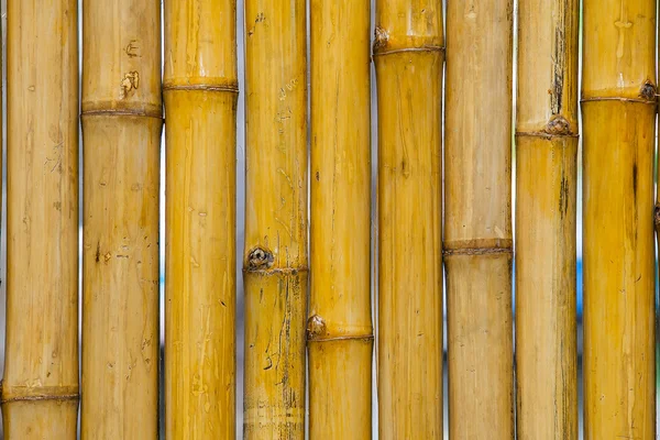 Brown bamboo fence for background and texture — Stock Photo, Image