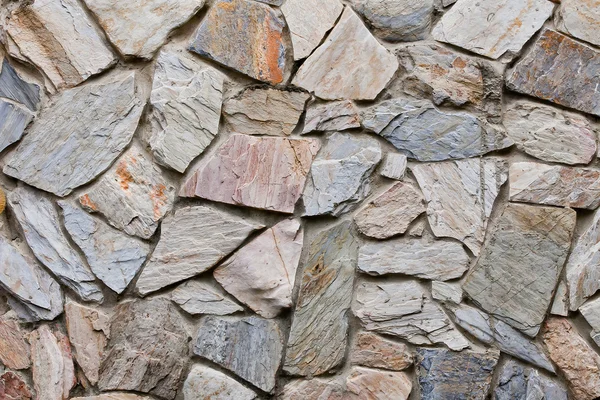 Color stone wall for background and texture — Stock Photo, Image