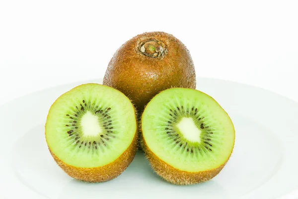 Kiwi fruit isolated on white background for health — Stock Photo, Image
