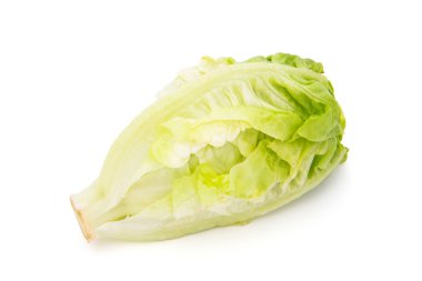 Beyaz arka planda taze Çin lahanası