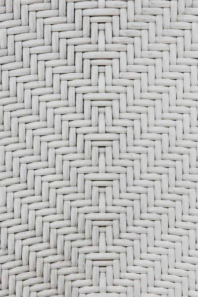White wicker pattern for background  and texture — Stock Photo, Image