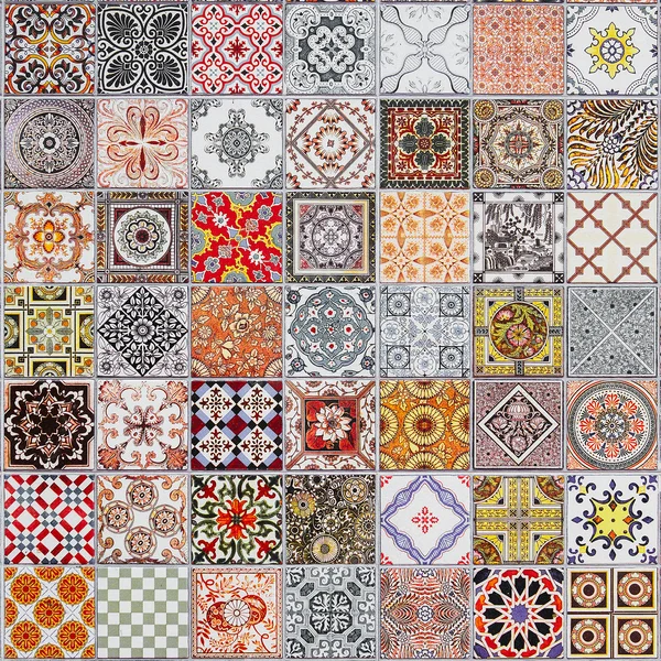 Modèles de carreaux de céramique du Portugal. — Photo