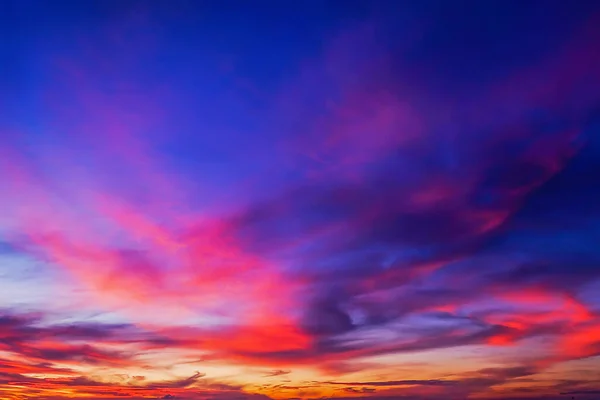 Hermoso Cielo Atardecer Nubes Imagen Fondo Puesta Sol — Foto de Stock