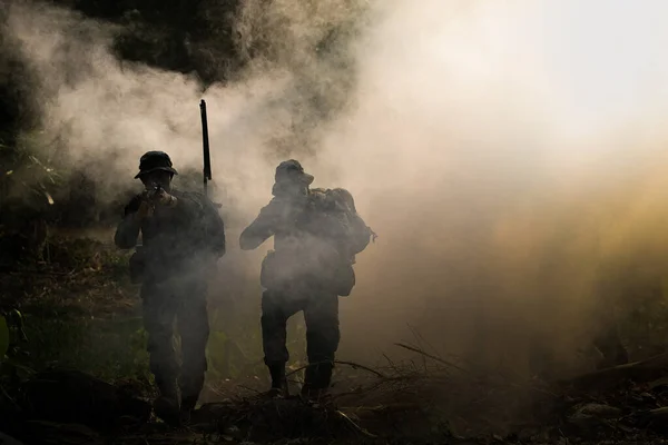 Tentara Thailand Ranger Selama Operasi Militer — Stok Foto