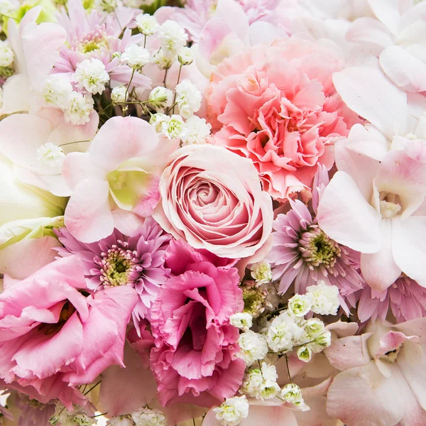 Schöne Blumen Hintergrund für Hochzeitsszene — Stockfoto