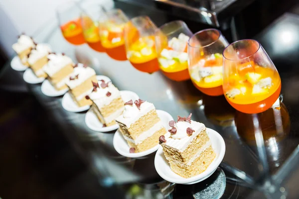 Aperitivo de postre tailandés en línea buffet — Foto de Stock