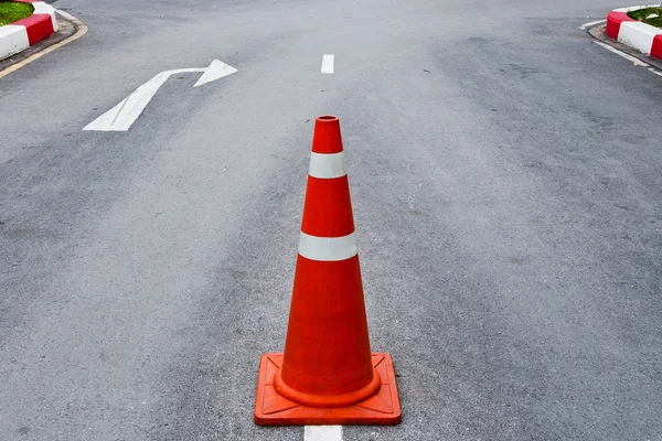 Orange traffic cone — Stock Photo, Image