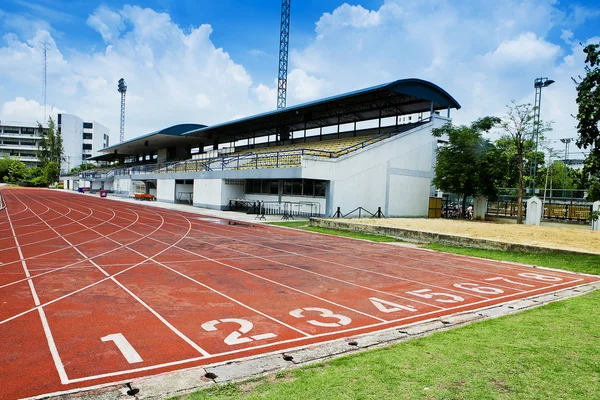 Lane Atletiek volgnummer 1-8. — Stockfoto