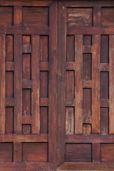 Style thaïlandais mur en bois fond — Photo