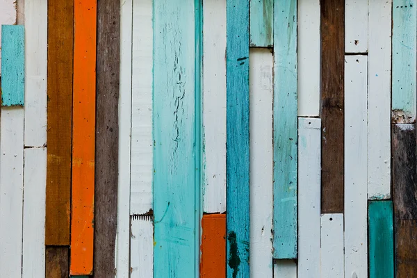 Colorful wood planks background — Stock Photo, Image