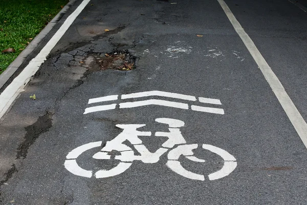 The bike was damaged. — Stock Photo, Image