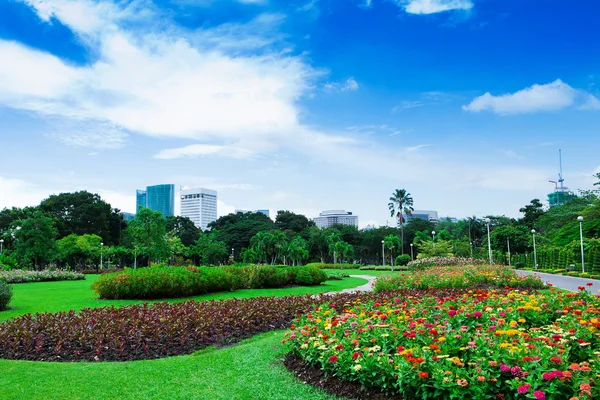 在城市花园. — 图库照片