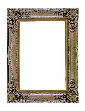 Beyaz arka plan üzerinde izole klasik çerçeve