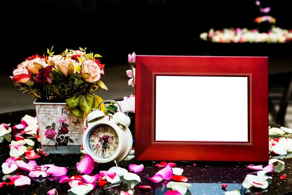 Mooie bruiloft foto frame — Stockfoto