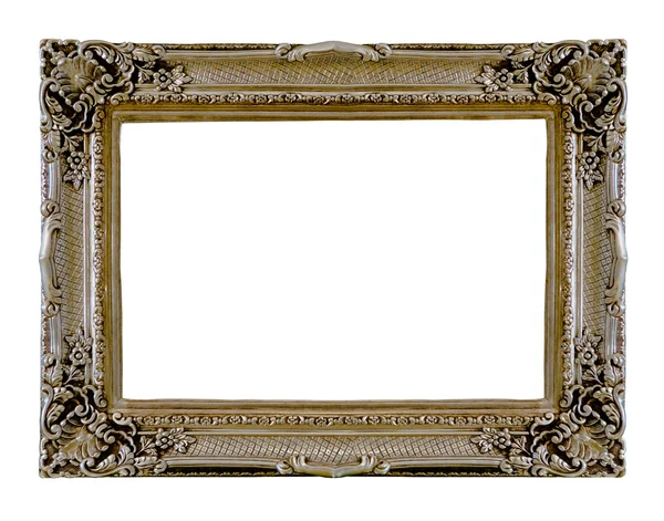 Vintage frame geïsoleerd op witte achtergrond — Stockfoto
