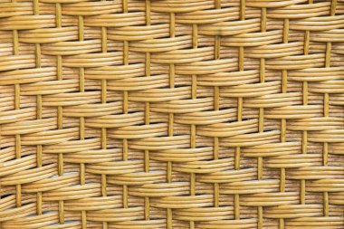 Doğal desenli örülmüş rattan.