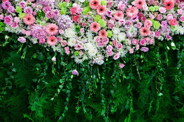 Fondo de flores hermosas para escena de boda —  Fotos de Stock