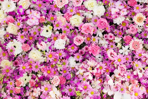 Beau fond de fleurs pour scène de mariage — Photo