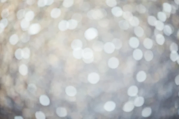 Glittery lights silver abstract Christmas background — Stock Photo, Image