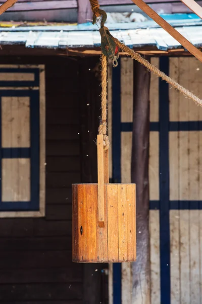 Barils en bois pour l'eau — Photo