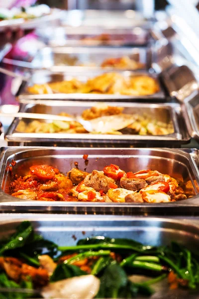 Thailändisches Buffet. Stockfoto