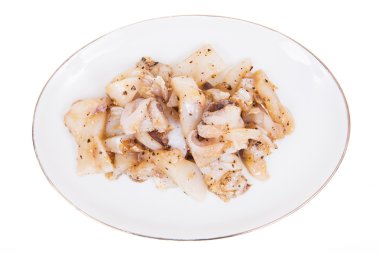 Marine edilmiş kalamar