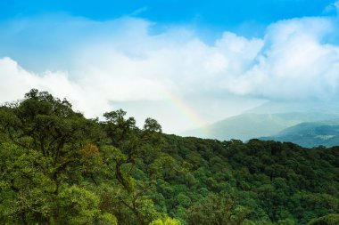 Gökkuşakları, bakış açısı Doi Inthanon.