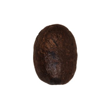 Beyaz arka planda izole kahve çekirdekleri