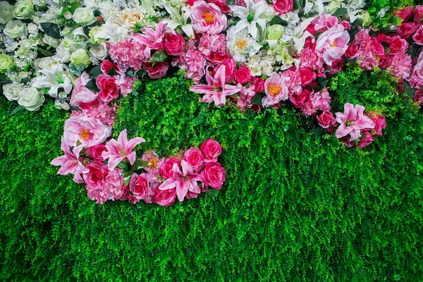 Fondo de flores hermosas para escena de boda —  Fotos de Stock