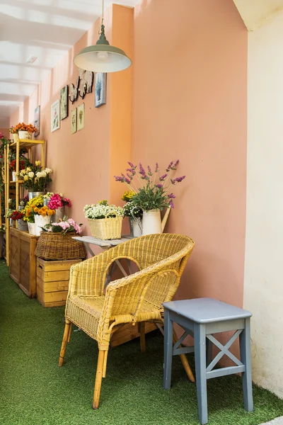 Armchair and table interior — Stock Photo, Image