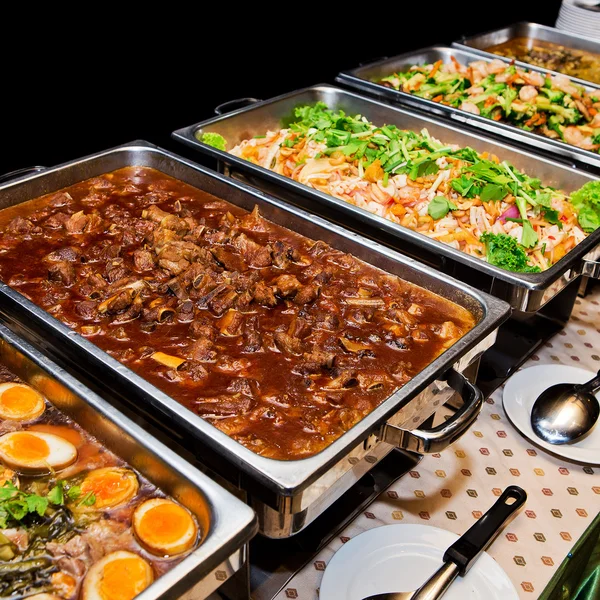 Tailandia comida buffet . Fotos De Stock